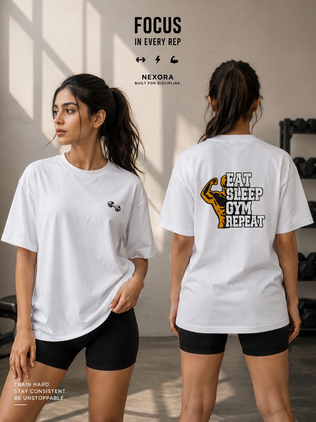 Unisex Classic Crew T-Shirt for Gym Lovers