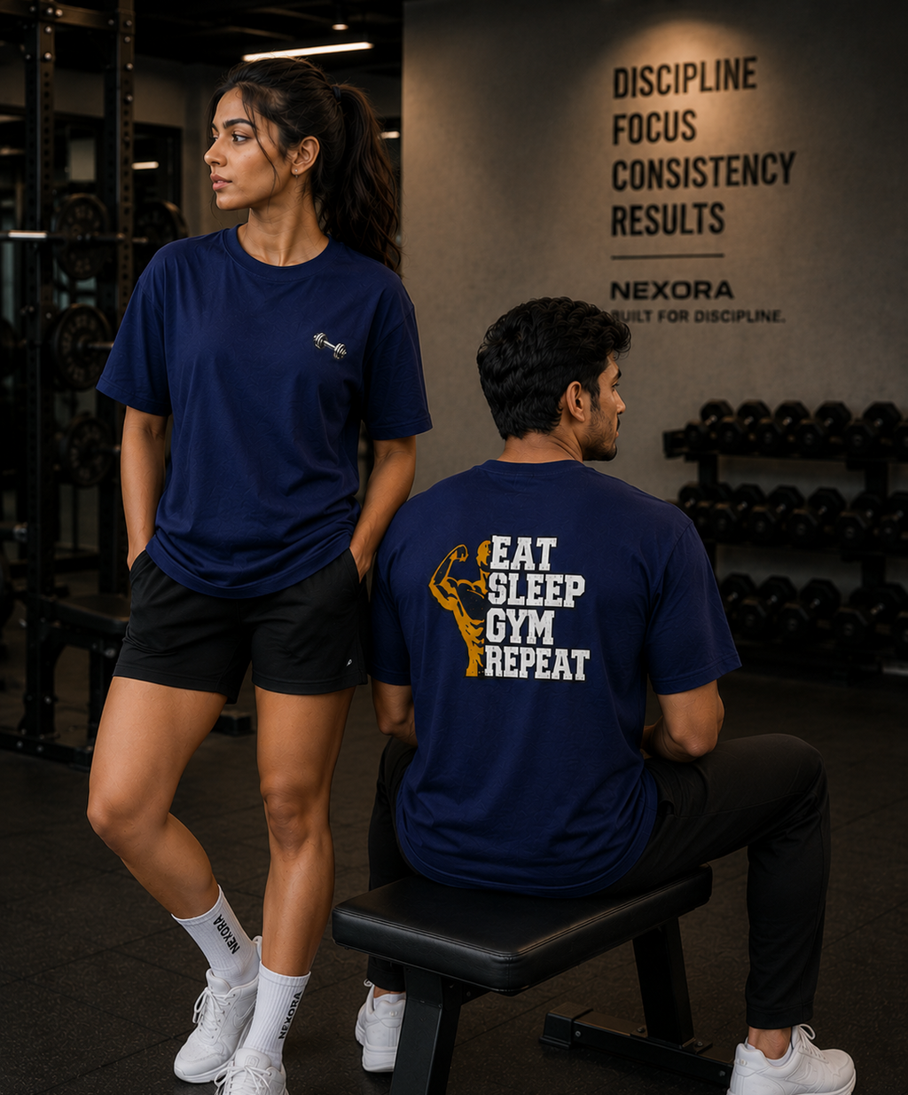 Unisex Classic Crew T-Shirt for Gym Lovers